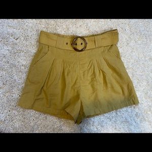 American Eagle Paper Bag Waist Shorts Size Small
